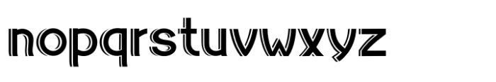 Great Shadow Font LOWERCASE