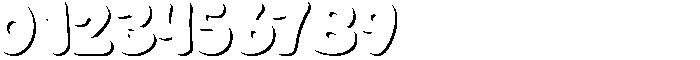 Great Splash Outlined Font OTHER CHARS