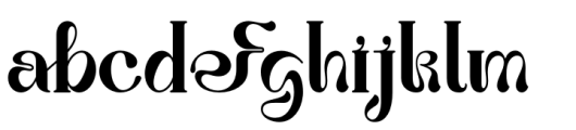 Great Warrior Regular Font LOWERCASE