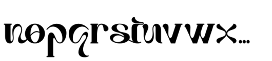 Great Warrior Regular Font LOWERCASE