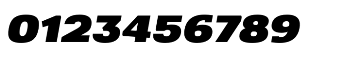 Greater Neue Expanded Extra Bold Italic Font OTHER CHARS