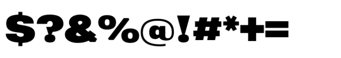 Greater Neue Expanded Extra Bold Font OTHER CHARS