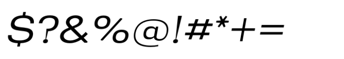 Greater Neue Expanded Italic Font OTHER CHARS
