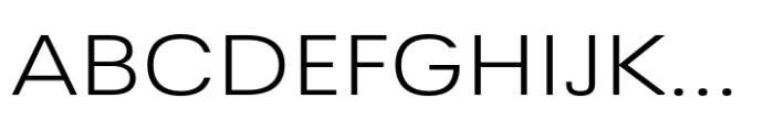 Greater Neue Expanded Light Font UPPERCASE