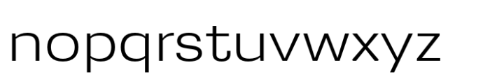 Greater Neue Expanded Light Font LOWERCASE