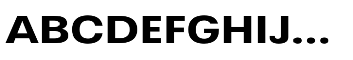 Greater Neue Expanded Semi Bold Font UPPERCASE