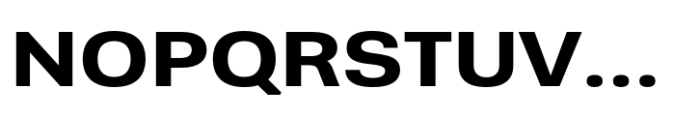 Greater Neue Expanded Semi Bold Font UPPERCASE