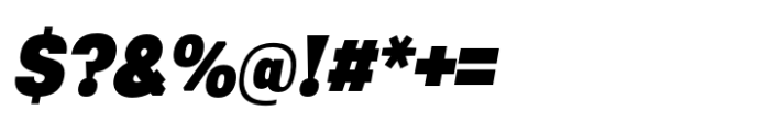Greater Neue Narrow Extra Bold Italic Font OTHER CHARS