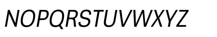 Greater Neue Narrow Italic Font UPPERCASE
