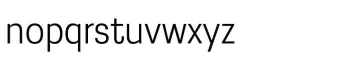 Greater Neue Narrow Light Font LOWERCASE