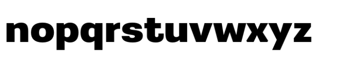 Greater Neue Wide Bold Font LOWERCASE