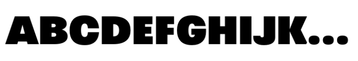 Greater Neue Wide Heavy Font UPPERCASE