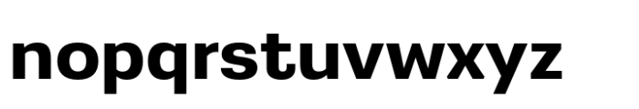 Greater Neue Wide Semi Bold Font LOWERCASE