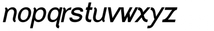 Greback Grotesque Fat Italic Font LOWERCASE