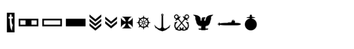 Greenling Dingbats Regular Font UPPERCASE