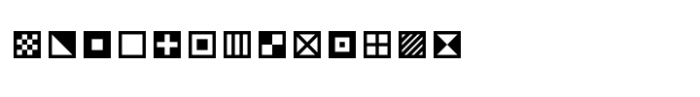 Greenling Dingbats Regular Font LOWERCASE