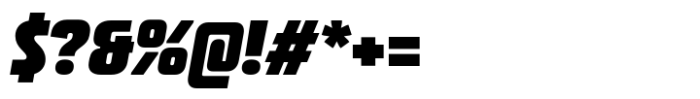Greisen Extra Bold Italic Font OTHER CHARS