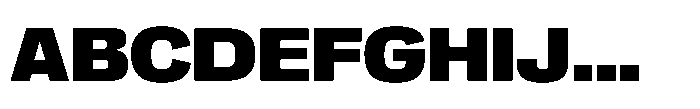 Greitas Black Font UPPERCASE