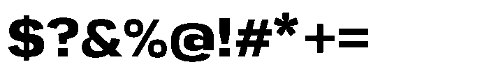 Greitas Bold Font OTHER CHARS