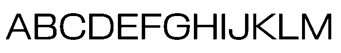 Greitas Light Font UPPERCASE