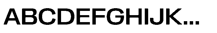Greitas Medium Font UPPERCASE
