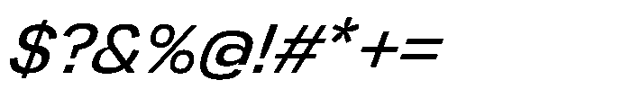 Greitas Regular Italic Font OTHER CHARS