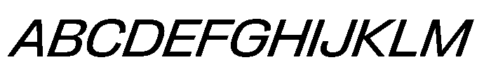 Greitas Regular Italic Font UPPERCASE