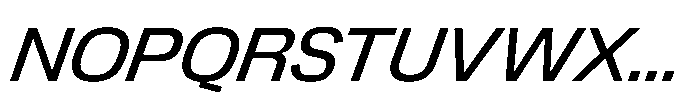 Greitas Regular Italic Font UPPERCASE