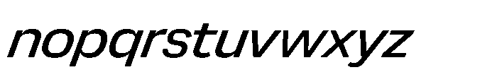 Greitas Regular Italic Font LOWERCASE