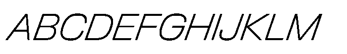 Greitas Thin Italic Font UPPERCASE