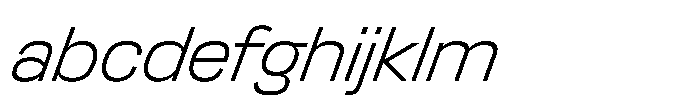 Greitas Thin Italic FONT