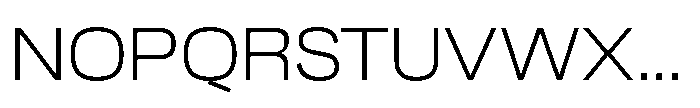 Greitas Thin Font UPPERCASE