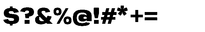 Greitas Ultra Bold Font OTHER CHARS