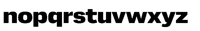 Greitas Ultra Bold Font LOWERCASE