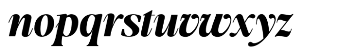 Gremashon Bold Italic Font LOWERCASE
