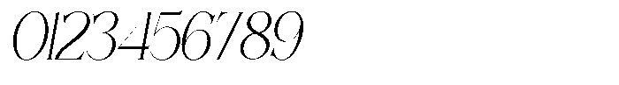 Gremont Arquela Italic Font OTHER CHARS