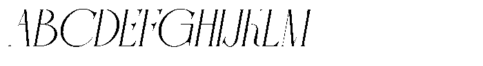 Gremont Arquela Italic Font UPPERCASE