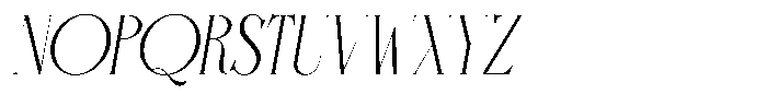 Gremont Arquela Italic Font UPPERCASE