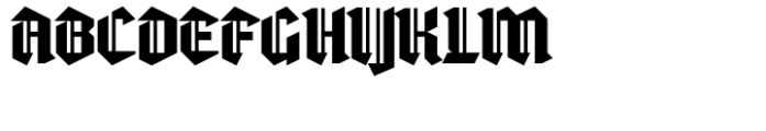 Grenadier Regular Font UPPERCASE