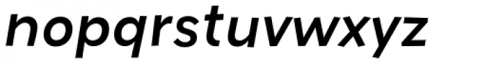 Grenadine MVB Medium Italic Font LOWERCASE