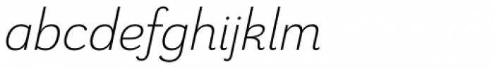 Grenale #2 Ext Light Italic Font LOWERCASE
