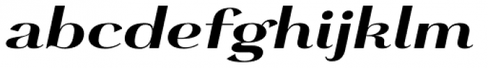 Grenale Ext Black Italic Font LOWERCASE
