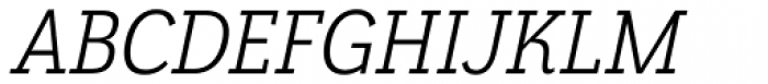 Grenale Slab Con Regular Italic Font UPPERCASE