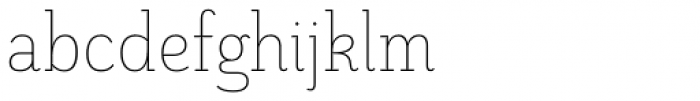 Grenale Slab Con Thin Font LOWERCASE