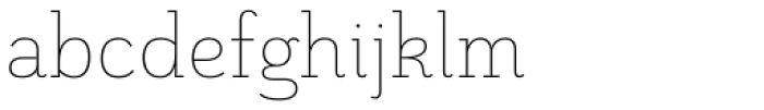 Grenale Slab Nor Thin Font LOWERCASE