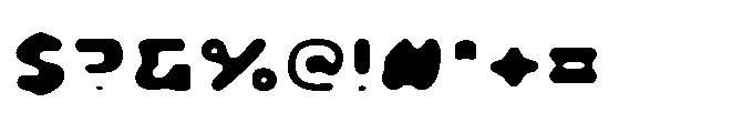 Grenbold Blur Font OTHER CHARS