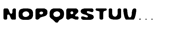 Grenbold Blur Font UPPERCASE