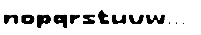 Grenbold Blur Font LOWERCASE