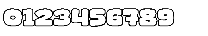 Grenbold Outline Font OTHER CHARS