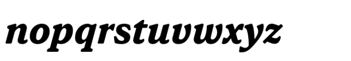 Grenette Pro Bold Italic Font LOWERCASE